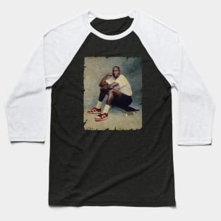 Michael Jordan in Skateboard Baseball T-Shirt